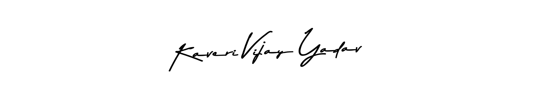 Kaveri Vijay Yadav stylish signature style. Best Handwritten Sign (Asem Kandis PERSONAL USE) for my name. Handwritten Signature Collection Ideas for my name Kaveri Vijay Yadav. Kaveri Vijay Yadav signature style 9 images and pictures png