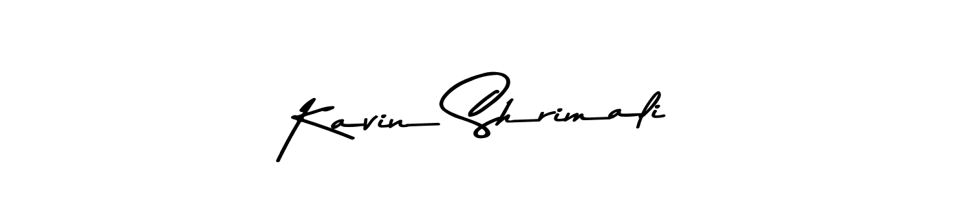 Design your own signature with our free online signature maker. With this signature software, you can create a handwritten (Asem Kandis PERSONAL USE) signature for name Kavin Shrimali. Kavin Shrimali signature style 9 images and pictures png