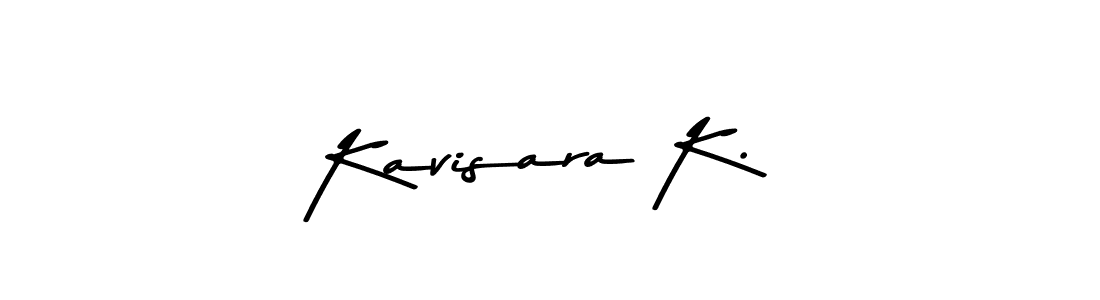 Create a beautiful signature design for name Kavisara K.. With this signature (Asem Kandis PERSONAL USE) fonts, you can make a handwritten signature for free. Kavisara K. signature style 9 images and pictures png