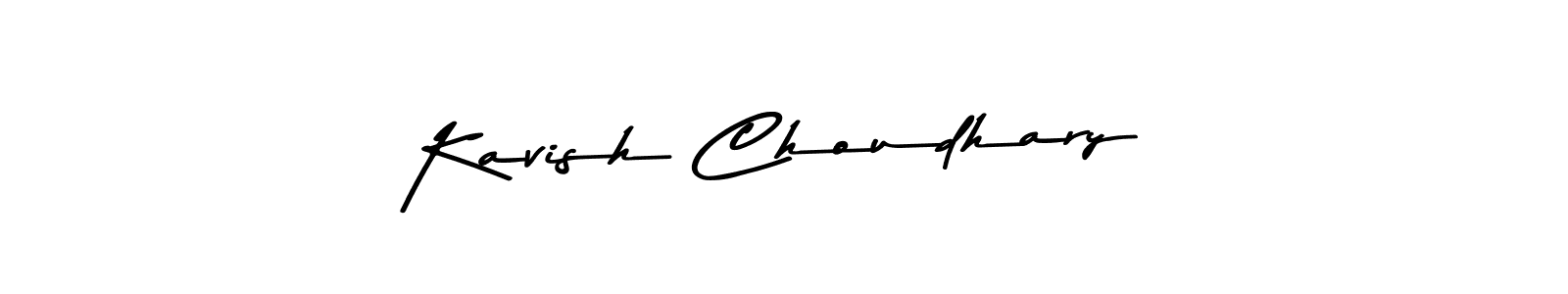 Create a beautiful signature design for name Kavish Choudhary. With this signature (Asem Kandis PERSONAL USE) fonts, you can make a handwritten signature for free. Kavish Choudhary signature style 9 images and pictures png