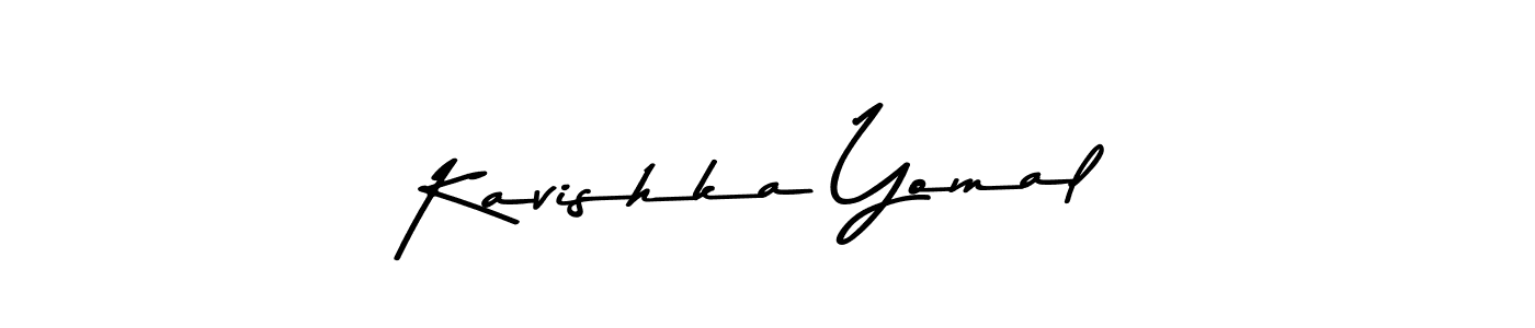 Use a signature maker to create a handwritten signature online. With this signature software, you can design (Asem Kandis PERSONAL USE) your own signature for name Kavishka Yomal. Kavishka Yomal signature style 9 images and pictures png