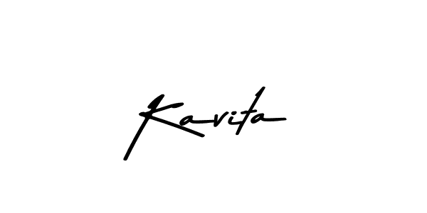 Make a beautiful signature design for name Kavita. With this signature (Asem Kandis PERSONAL USE) style, you can create a handwritten signature for free. Kavita signature style 9 images and pictures png
