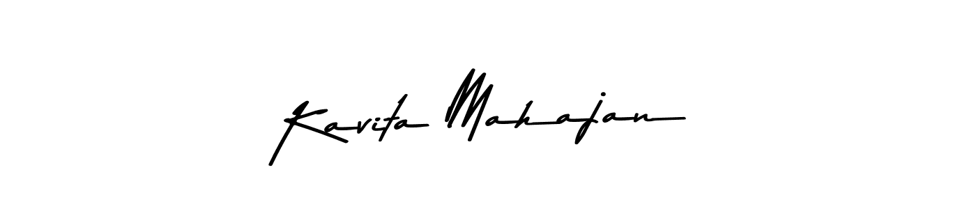 Also You can easily find your signature by using the search form. We will create Kavita Mahajan name handwritten signature images for you free of cost using Asem Kandis PERSONAL USE sign style. Kavita Mahajan signature style 9 images and pictures png