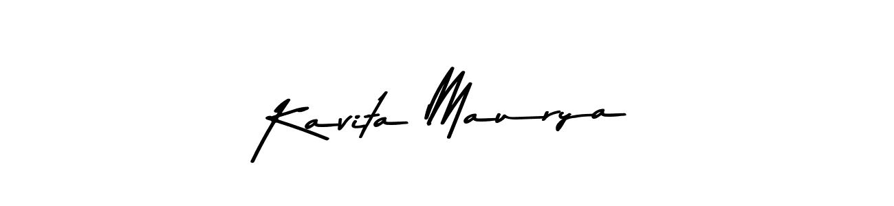 Make a beautiful signature design for name Kavita Maurya. Use this online signature maker to create a handwritten signature for free. Kavita Maurya signature style 9 images and pictures png