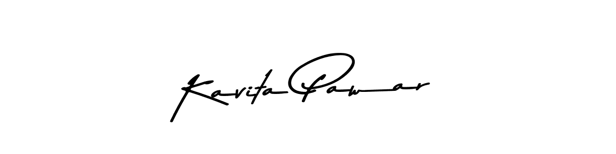 Create a beautiful signature design for name Kavita Pawar. With this signature (Asem Kandis PERSONAL USE) fonts, you can make a handwritten signature for free. Kavita Pawar signature style 9 images and pictures png