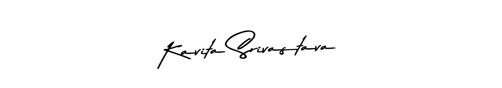 Make a beautiful signature design for name Kavita Srivastava. With this signature (Asem Kandis PERSONAL USE) style, you can create a handwritten signature for free. Kavita Srivastava signature style 9 images and pictures png