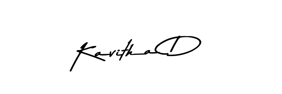 You can use this online signature creator to create a handwritten signature for the name Kavitha D. This is the best online autograph maker. Kavitha D signature style 9 images and pictures png