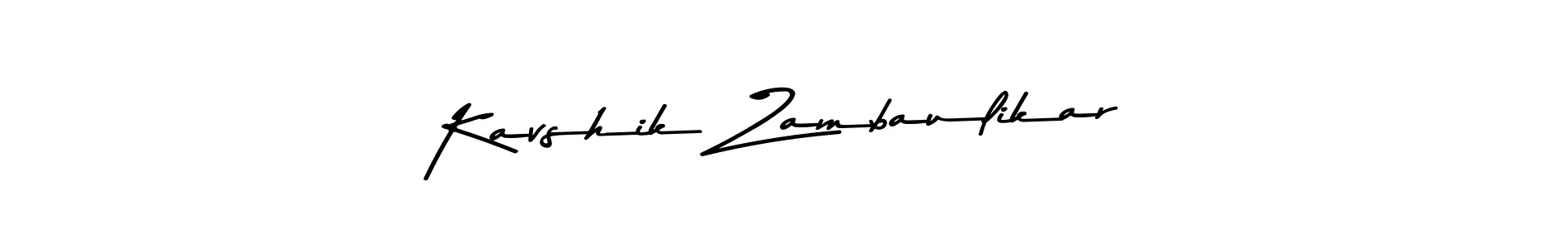 Make a beautiful signature design for name Kavshik Zambaulikar. Use this online signature maker to create a handwritten signature for free. Kavshik Zambaulikar signature style 9 images and pictures png