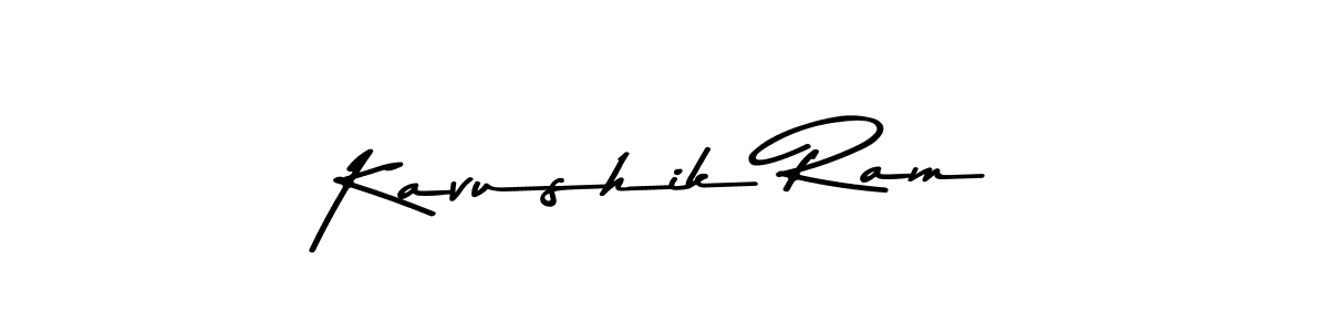 Create a beautiful signature design for name Kavushik Ram. With this signature (Asem Kandis PERSONAL USE) fonts, you can make a handwritten signature for free. Kavushik Ram signature style 9 images and pictures png