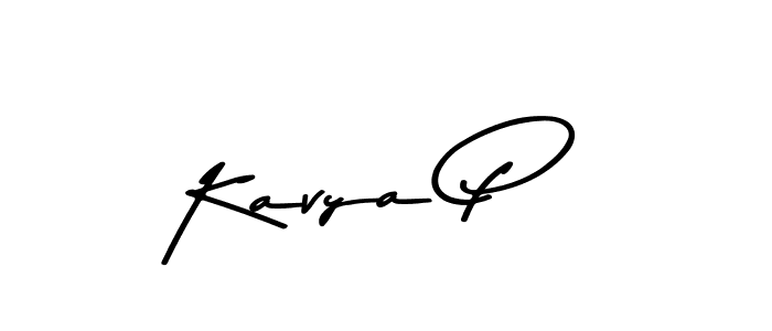 This is the best signature style for the Kavya P name. Also you like these signature font (Asem Kandis PERSONAL USE). Mix name signature. Kavya P signature style 9 images and pictures png