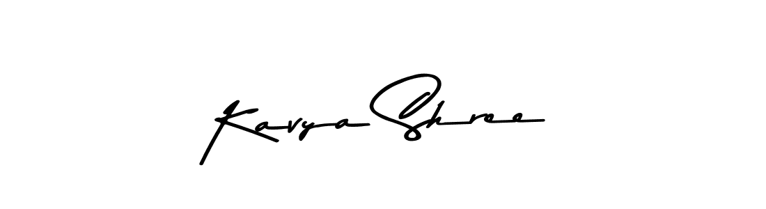 Design your own signature with our free online signature maker. With this signature software, you can create a handwritten (Asem Kandis PERSONAL USE) signature for name Kavya Shree. Kavya Shree signature style 9 images and pictures png