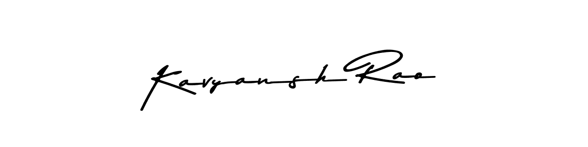 The best way (Asem Kandis PERSONAL USE) to make a short signature is to pick only two or three words in your name. The name Kavyansh Rao include a total of six letters. For converting this name. Kavyansh Rao signature style 9 images and pictures png