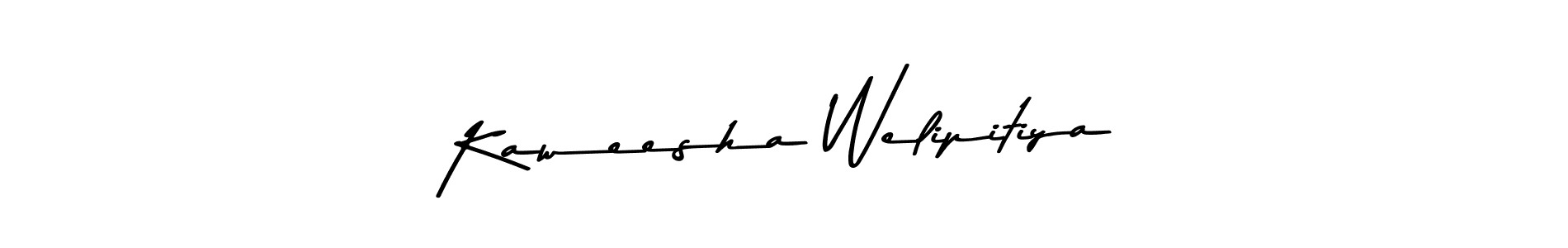 Also You can easily find your signature by using the search form. We will create Kaweesha Welipitiya name handwritten signature images for you free of cost using Asem Kandis PERSONAL USE sign style. Kaweesha Welipitiya signature style 9 images and pictures png