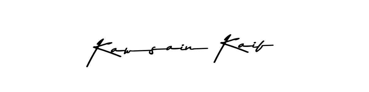 Design your own signature with our free online signature maker. With this signature software, you can create a handwritten (Asem Kandis PERSONAL USE) signature for name Kawsain Kaif. Kawsain Kaif signature style 9 images and pictures png