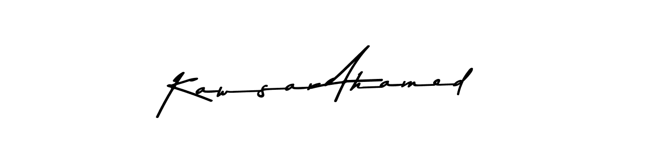 Create a beautiful signature design for name Kawsar Ahamed. With this signature (Asem Kandis PERSONAL USE) fonts, you can make a handwritten signature for free. Kawsar Ahamed signature style 9 images and pictures png