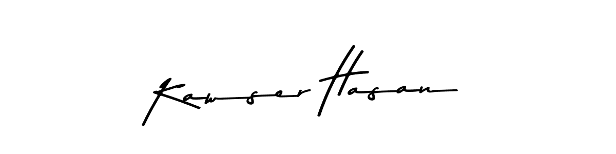 Here are the top 10 professional signature styles for the name Kawser Hasan. These are the best autograph styles you can use for your name. Kawser Hasan signature style 9 images and pictures png