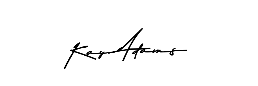 Create a beautiful signature design for name Kay Adams. With this signature (Asem Kandis PERSONAL USE) fonts, you can make a handwritten signature for free. Kay Adams signature style 9 images and pictures png