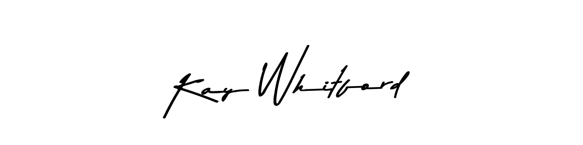 How to make Kay Whitford name signature. Use Asem Kandis PERSONAL USE style for creating short signs online. This is the latest handwritten sign. Kay Whitford signature style 9 images and pictures png