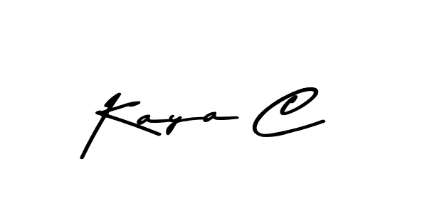How to make Kaya C name signature. Use Asem Kandis PERSONAL USE style for creating short signs online. This is the latest handwritten sign. Kaya C signature style 9 images and pictures png