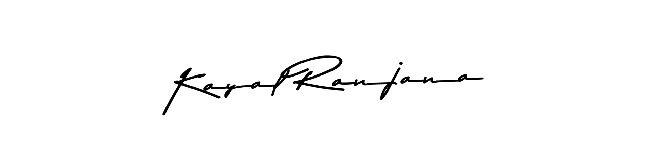 Kayal Ranjana stylish signature style. Best Handwritten Sign (Asem Kandis PERSONAL USE) for my name. Handwritten Signature Collection Ideas for my name Kayal Ranjana. Kayal Ranjana signature style 9 images and pictures png