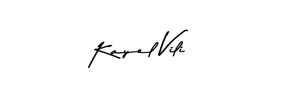 if you are searching for the best signature style for your name Kayel Vili. so please give up your signature search. here we have designed multiple signature styles  using Asem Kandis PERSONAL USE. Kayel Vili signature style 9 images and pictures png