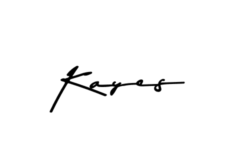 Create a beautiful signature design for name Kayes. With this signature (Asem Kandis PERSONAL USE) fonts, you can make a handwritten signature for free. Kayes signature style 9 images and pictures png