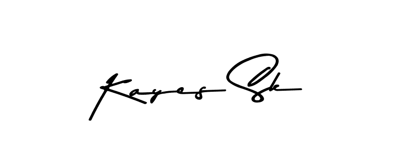 The best way (Asem Kandis PERSONAL USE) to make a short signature is to pick only two or three words in your name. The name Kayes Sk include a total of six letters. For converting this name. Kayes Sk signature style 9 images and pictures png