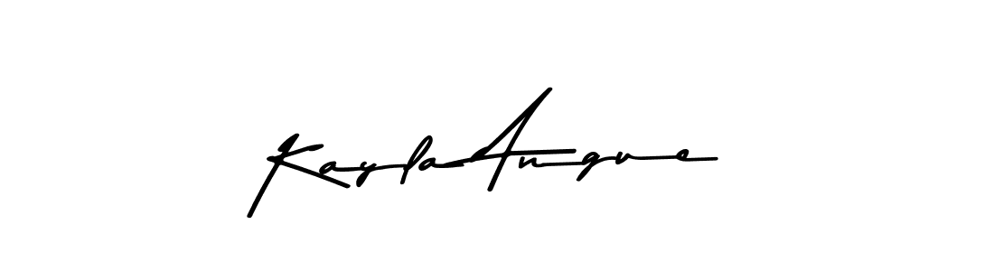 How to make Kayla Angue signature? Asem Kandis PERSONAL USE is a professional autograph style. Create handwritten signature for Kayla Angue name. Kayla Angue signature style 9 images and pictures png