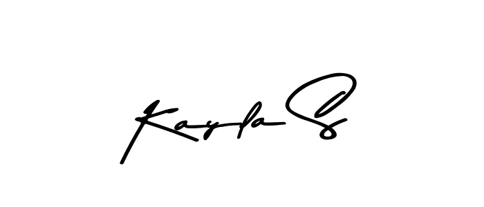 Use a signature maker to create a handwritten signature online. With this signature software, you can design (Asem Kandis PERSONAL USE) your own signature for name Kayla S. Kayla S signature style 9 images and pictures png