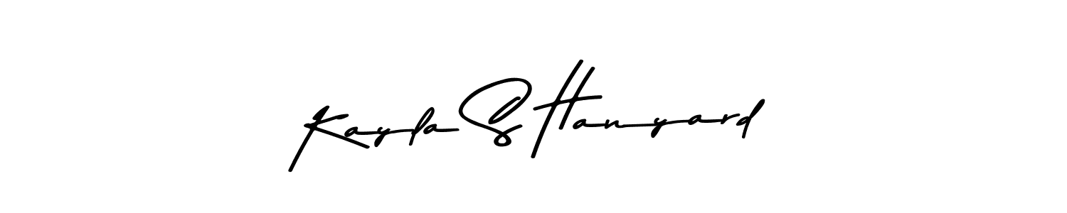 Kayla S Hanyard stylish signature style. Best Handwritten Sign (Asem Kandis PERSONAL USE) for my name. Handwritten Signature Collection Ideas for my name Kayla S Hanyard. Kayla S Hanyard signature style 9 images and pictures png