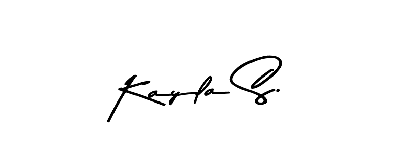 Similarly Asem Kandis PERSONAL USE is the best handwritten signature design. Signature creator online .You can use it as an online autograph creator for name Kayla S.. Kayla S. signature style 9 images and pictures png