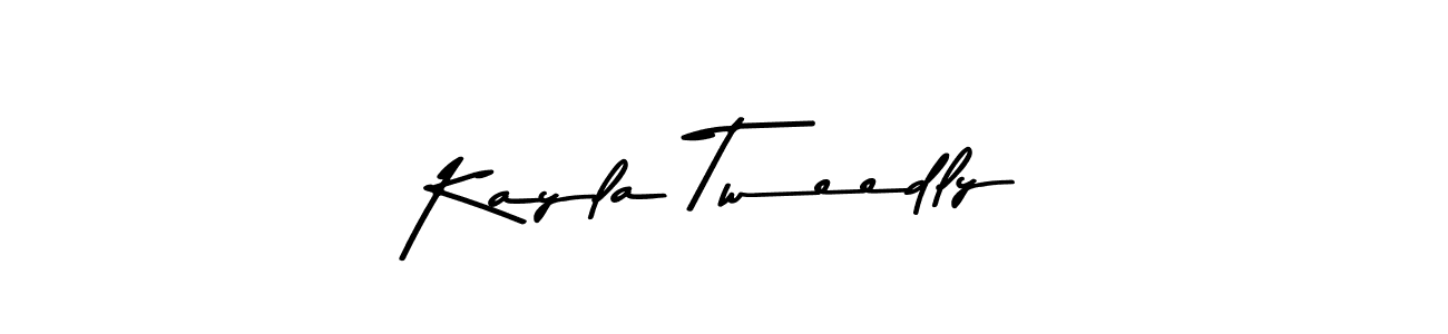 Design your own signature with our free online signature maker. With this signature software, you can create a handwritten (Asem Kandis PERSONAL USE) signature for name Kayla Tweedly. Kayla Tweedly signature style 9 images and pictures png