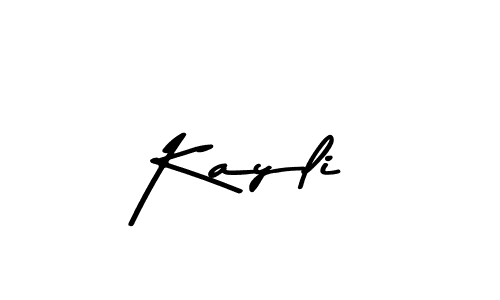 How to make Kayli name signature. Use Asem Kandis PERSONAL USE style for creating short signs online. This is the latest handwritten sign. Kayli signature style 9 images and pictures png