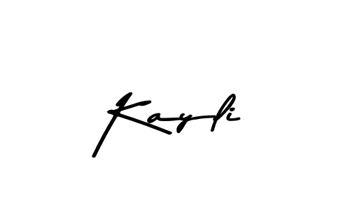 How to make Kayli name signature. Use Asem Kandis PERSONAL USE style for creating short signs online. This is the latest handwritten sign. Kayli signature style 9 images and pictures png