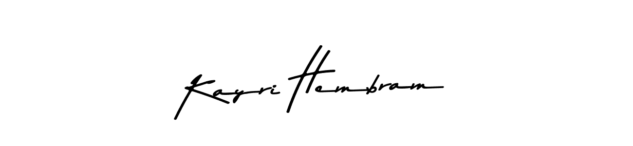 Similarly Asem Kandis PERSONAL USE is the best handwritten signature design. Signature creator online .You can use it as an online autograph creator for name Kayri Hembram. Kayri Hembram signature style 9 images and pictures png