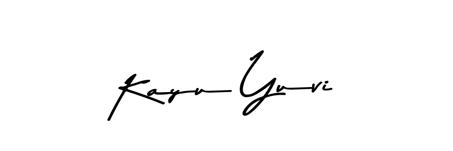 You can use this online signature creator to create a handwritten signature for the name Kayu Yuvi. This is the best online autograph maker. Kayu Yuvi signature style 9 images and pictures png