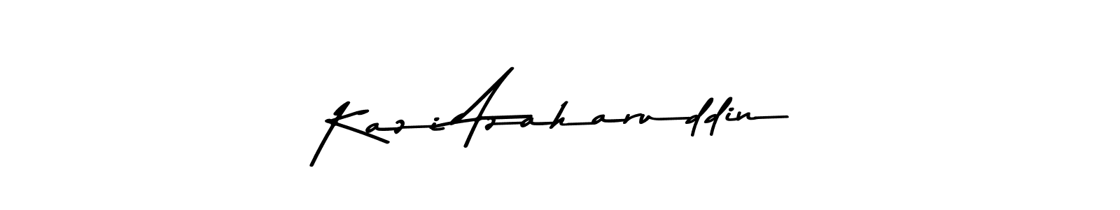 This is the best signature style for the Kazi Azaharuddin name. Also you like these signature font (Asem Kandis PERSONAL USE). Mix name signature. Kazi Azaharuddin signature style 9 images and pictures png