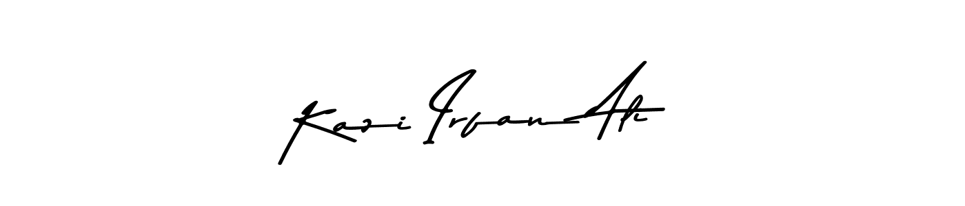 Make a beautiful signature design for name Kazi Irfan Ali. With this signature (Asem Kandis PERSONAL USE) style, you can create a handwritten signature for free. Kazi Irfan Ali signature style 9 images and pictures png