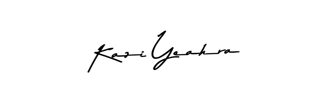 Here are the top 10 professional signature styles for the name Kazi Yeahra. These are the best autograph styles you can use for your name. Kazi Yeahra signature style 9 images and pictures png