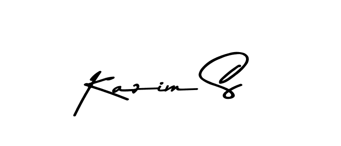 Also we have Kazim S name is the best signature style. Create professional handwritten signature collection using Asem Kandis PERSONAL USE autograph style. Kazim S signature style 9 images and pictures png