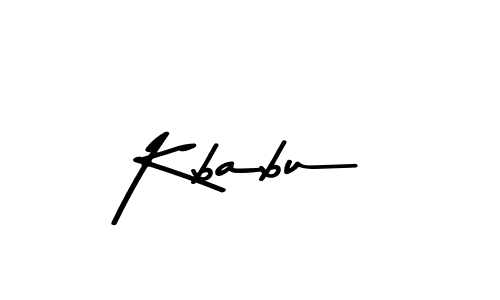 Make a beautiful signature design for name Kbabu. With this signature (Asem Kandis PERSONAL USE) style, you can create a handwritten signature for free. Kbabu signature style 9 images and pictures png