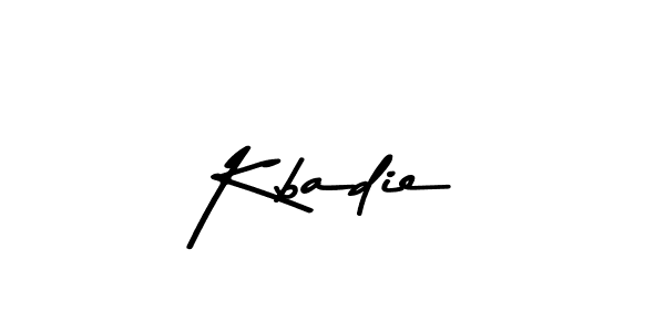 How to make Kbadie signature? Asem Kandis PERSONAL USE is a professional autograph style. Create handwritten signature for Kbadie name. Kbadie signature style 9 images and pictures png