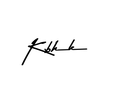 Use a signature maker to create a handwritten signature online. With this signature software, you can design (Asem Kandis PERSONAL USE) your own signature for name Kbhk. Kbhk signature style 9 images and pictures png
