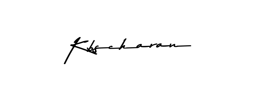 Design your own signature with our free online signature maker. With this signature software, you can create a handwritten (Asem Kandis PERSONAL USE) signature for name Kbscharan. Kbscharan signature style 9 images and pictures png