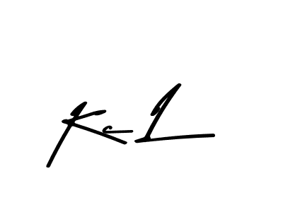 How to make Kc L name signature. Use Asem Kandis PERSONAL USE style for creating short signs online. This is the latest handwritten sign. Kc L signature style 9 images and pictures png