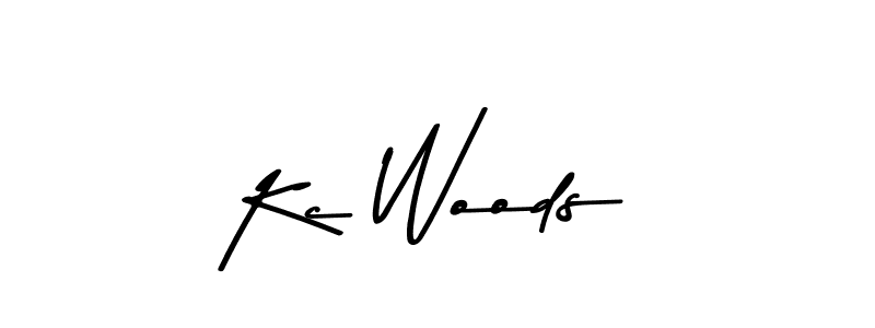 Make a beautiful signature design for name Kc Woods. With this signature (Asem Kandis PERSONAL USE) style, you can create a handwritten signature for free. Kc Woods signature style 9 images and pictures png
