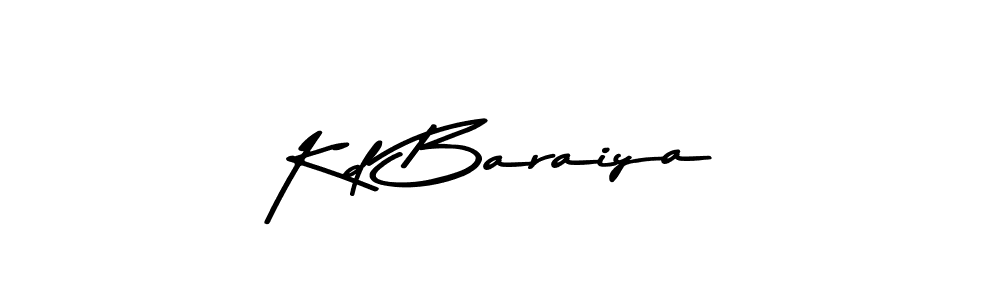 Design your own signature with our free online signature maker. With this signature software, you can create a handwritten (Asem Kandis PERSONAL USE) signature for name Kd Baraiya. Kd Baraiya signature style 9 images and pictures png