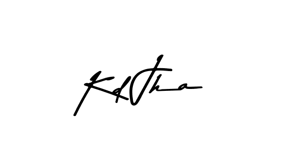 Kd Jha stylish signature style. Best Handwritten Sign (Asem Kandis PERSONAL USE) for my name. Handwritten Signature Collection Ideas for my name Kd Jha. Kd Jha signature style 9 images and pictures png