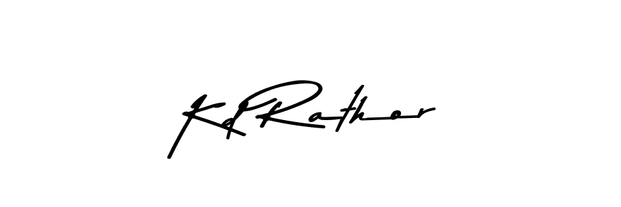 Design your own signature with our free online signature maker. With this signature software, you can create a handwritten (Asem Kandis PERSONAL USE) signature for name Kd Rathor. Kd Rathor signature style 9 images and pictures png