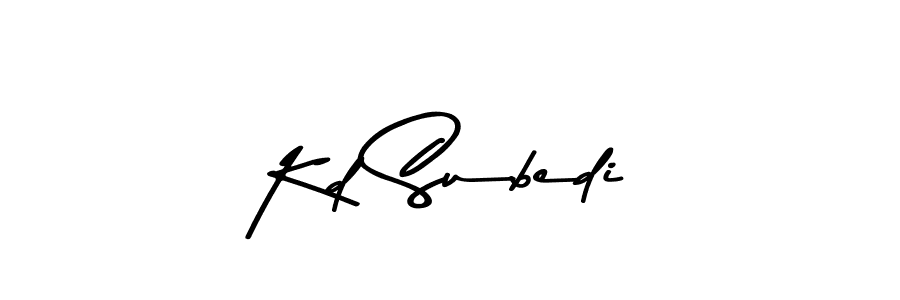 Also You can easily find your signature by using the search form. We will create Kd Subedi name handwritten signature images for you free of cost using Asem Kandis PERSONAL USE sign style. Kd Subedi signature style 9 images and pictures png